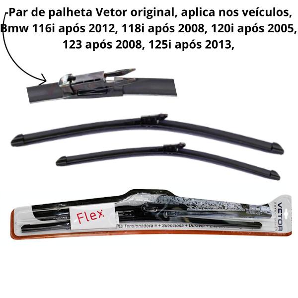 Imagem de Palheta limpador parabrisa bmw 116/118 12 120 05 123 08