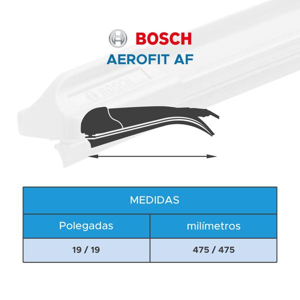 Imagem de Palheta Limpador Parabrisa Bosch Gm Tracker 2001 A 2008