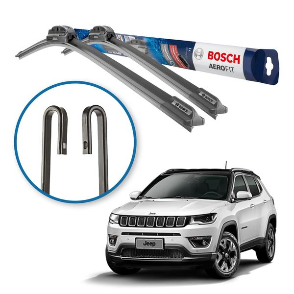 Imagem de Palheta Limpador Parabrisa Bosch Jeep Compass 2018 2019