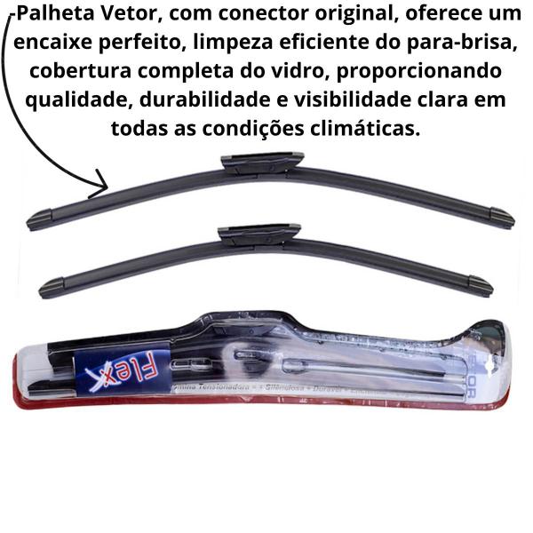 Imagem de Palheta Limpador Parabrisa Citroen C3 Após 2012 Peugeot 2008