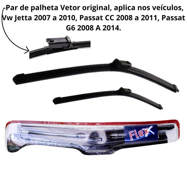 Imagem de Palheta limpador parabrisa jetta 2007-2010 passat cc 05-11