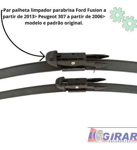 Imagem de Palheta Limpador Parabrisa Peugeot 307 2006 2007 Fusion 2013