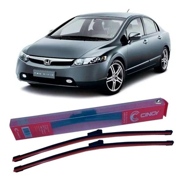 Imagem de Palheta new civic 2007 2012 26" 23" par - Cinoy