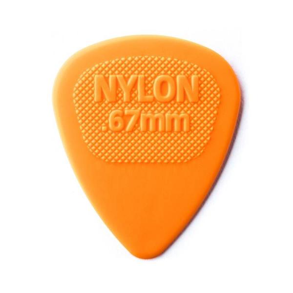 Imagem de Palheta Nylon Midi 0,67mm Laranja Pct C/ 6 Un  443r.67 Dunlop (1822)