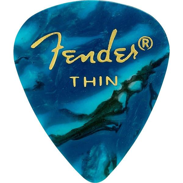Imagem de Palheta Premium Celuloide Thin Ocean Turquoise 351 - Fender