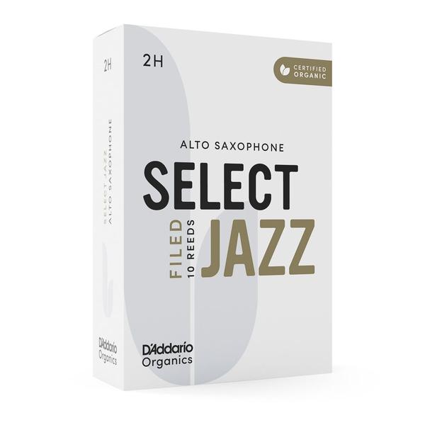 Imagem de Palheta Sax Alto 2H (10 Peças) DAddario Organic Select Jazz