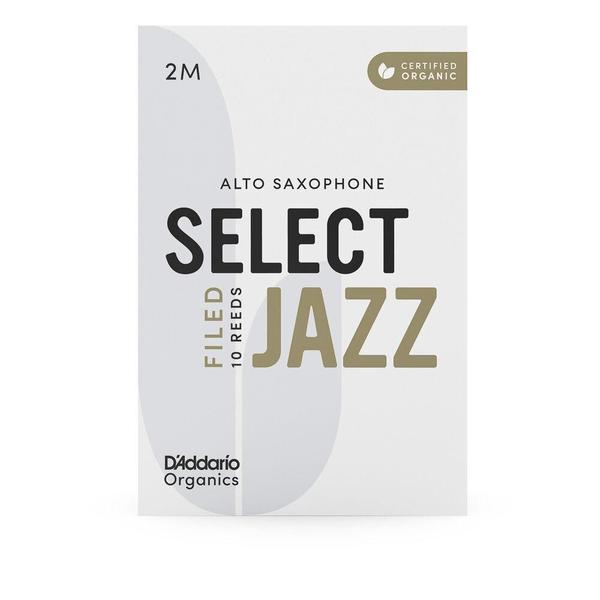 Imagem de Palheta Sax Alto 2M (10 Peças) DAddario Organic Select Jazz