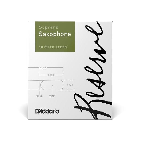 Imagem de Palheta Sax Soprano 3.5 (10 Peças) D Addario Reserve DIR1035 F035