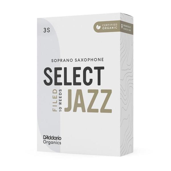 Imagem de Palheta Sax Soprano 3S (10) DAddario Organic Select Jazz