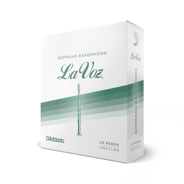 Palheta Sax Soprano M (10 Unidades) D'Addario La Voz RIC10MD - Dd woodwinds Imagem de Palheta Sax Soprano M (10 Unidades) D'Addario La Voz RIC10MD