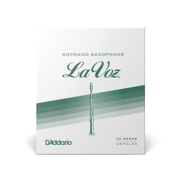 Palheta Sax Soprano M (10 Unidades) D'Addario La Voz RIC10MD - Dd woodwinds Imagem de Palheta Sax Soprano M (10 Unidades) D'Addario La Voz RIC10MD