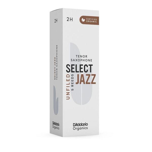 Imagem de Palheta Sax Tenor 2H (5 Peças) DAddario Organic Select Jazz