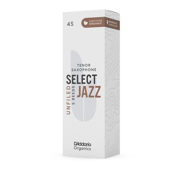 Palheta Sax Tenor 4S (5 Peças) DAddario Organic Select Jazz - DD WOODWINDS Imagem de Palheta Sax Tenor 4S (5 Peças) DAddario Organic Select Jazz