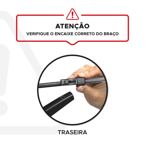 Imagem de Palheta Traseira Limpador Vidro Vigia REAR Original Bosch Volkswagen UP 2011 a 2021