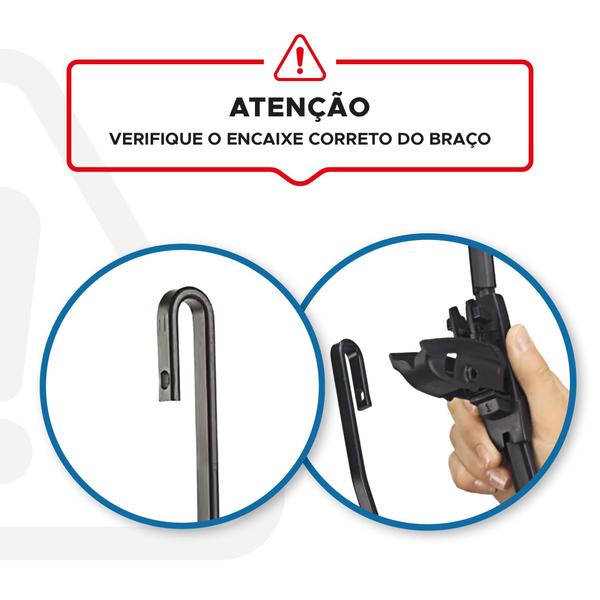 Palheta Unitária Limpador Parabrisa Silicone Bosch AF16 Original Imagem de Palheta Unitária Limpador Parabrisa Silicone Bosch AF16 Original
