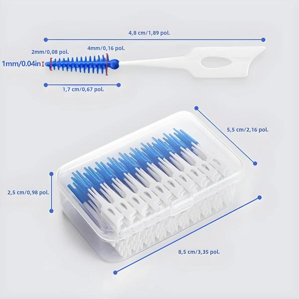 Imagem de Palhetas de Fio Dental Ultrafino (200 Unidades) - Para Limpeza Interdental