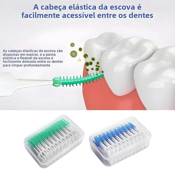 Imagem de Palhetas de Fio Dental Ultrafino (200 Unidades) - Para Limpeza Interdental