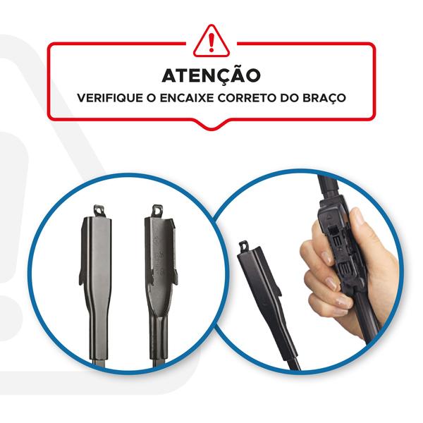 Palhetas Original Bosch Renault Logan 18 2019 2020 2021 2023