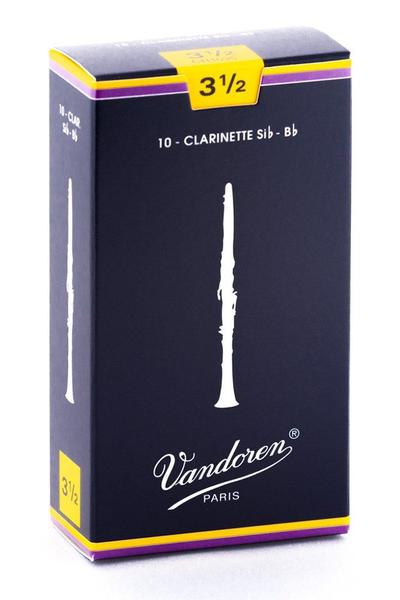 Imagem de Palhetas para clarinete Vandoren CR1035 Traditional Strength 3.5 (x10)