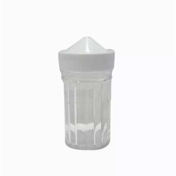 Paliteiro De Mesa Em Plastico Branco Com Transparente - ERCAPLAST Imagem de Paliteiro De Mesa Em Plastico Branco Com Transparente