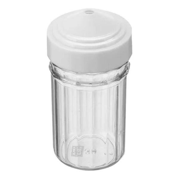 Paliteiro De Mesa Em Plastico Branco Com Transparente - ERCAPLAST Imagem de Paliteiro De Mesa Em Plastico Branco Com Transparente
