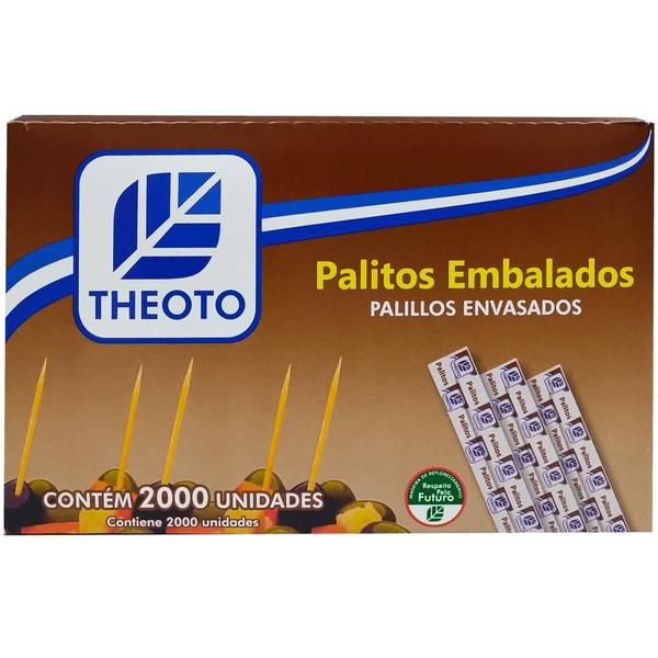 Imagem de Palito de Dente Embalagem Individual 2.000 Unidades