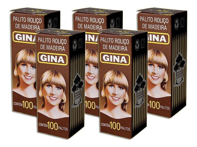 Imagem de Palito De Dente Gina Caixa Com 100 Unid Kit 5