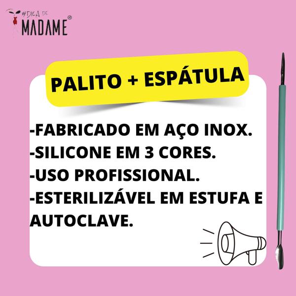 Imagem de Palito + Espátula em Inox com Silicone Alta Temperatura