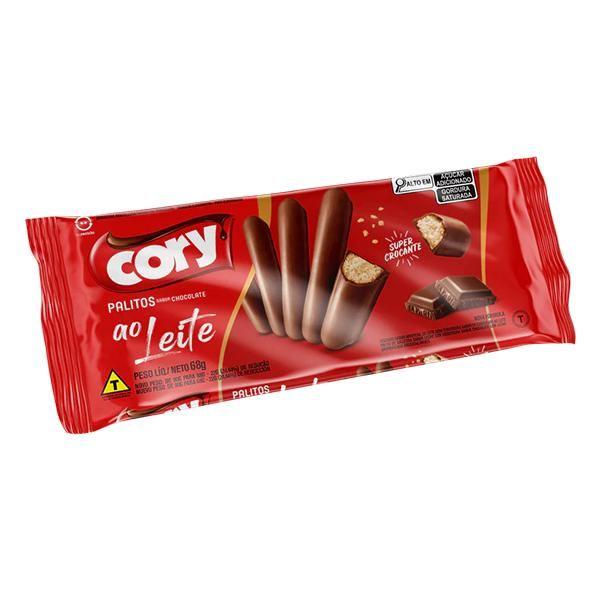 Imagem de Palitos Chocolate Ao Leite 68g Cory