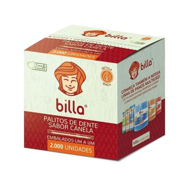 Imagem de Palitos De Dente Sabor Canela Com 2000 - Billa Kit 3