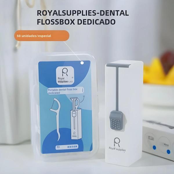 Imagem de Palitos de Fio Dental Automático Portátil - 10 Unidades - Alta Elasticidade