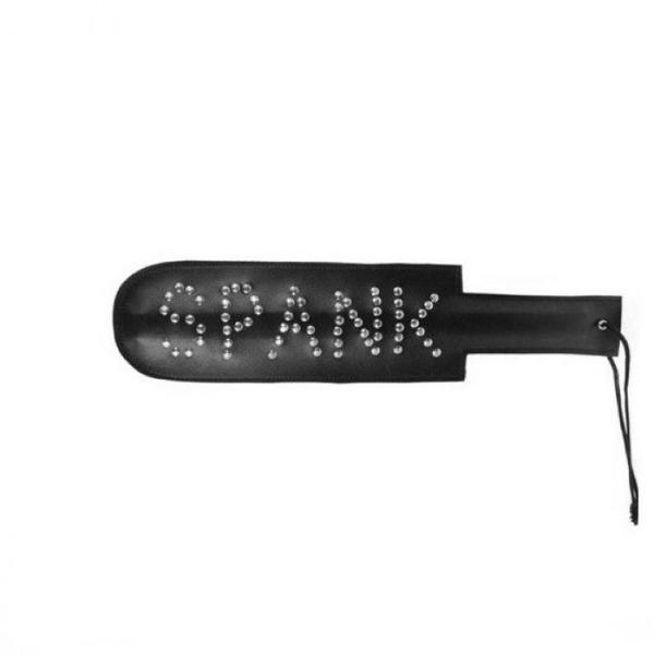 Imagem de Palmatória com apliques metal Spank (Cor: Preto)