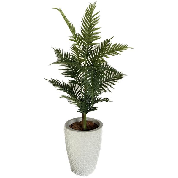 Imagem de Palmeira Artificial Areca Planta + Vaso Completo Decoração