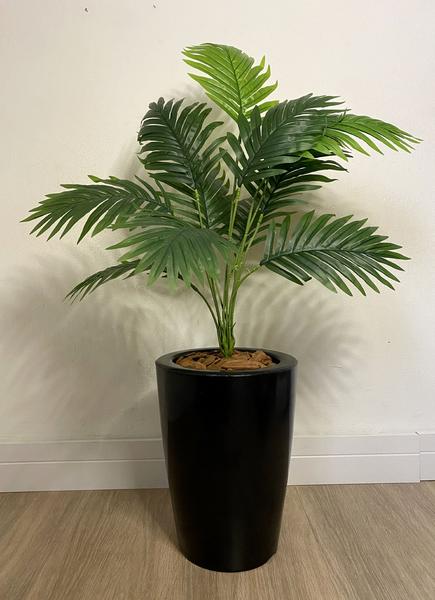 Imagem de Palmeira Planta Artificial Com Vaso Liso Polietileno Casa