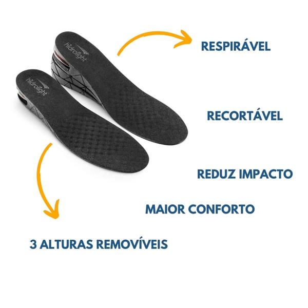 Imagem de Palmilha 3 Níveis de Altura Ajustável Foot Care - Hidrolight