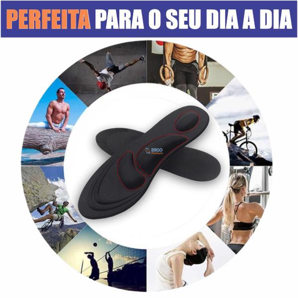 Imagem de Palmilha 4D Original Ergo Premium Para Fascite Plantar