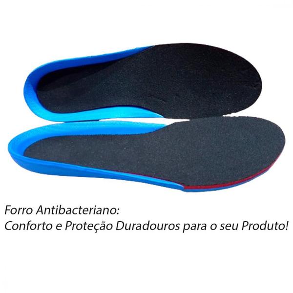 Imagem de Palmilha de Dupla Camada Conforto Anatomico com Memoria e Forro Antibacteriano