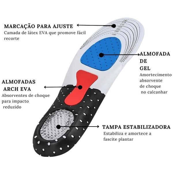 Imagem de Palmilha De Silicone Ajustável