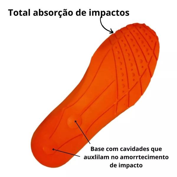 Imagem de Palmilha Gel Anatômica Sapato Tênis Coturno Confortável