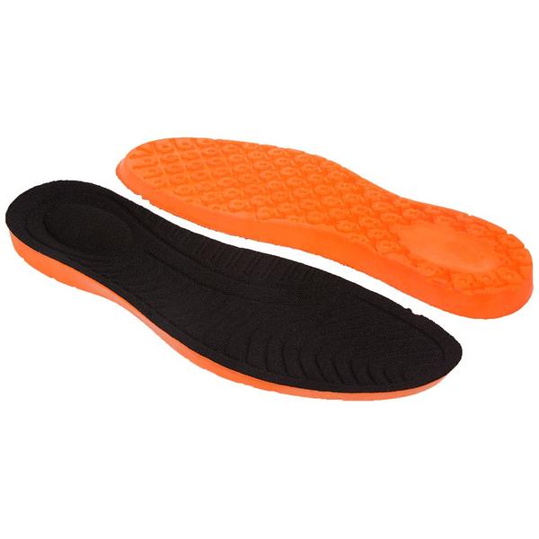 Palmilha Gel Laranja Para Botas e Tênis Confortável Macia