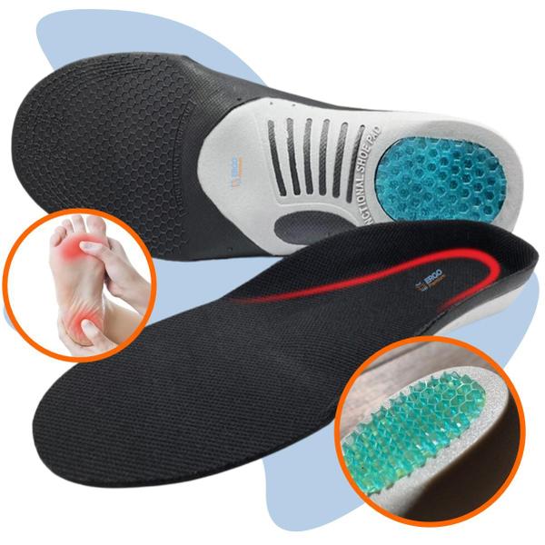 Palmilha Para Fascite Plantar Esporão Calcâneo Anatômica Em Gel Original - Ergo Premium Palmilha Para Fascite Plantar Esporão Calcâneo Anatômica Em Gel Original - Ergo Premium