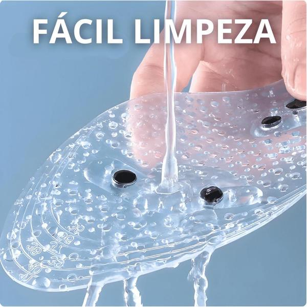 Imagem de Palmilha Silicone Magnética Gel Ajustável Massagem Acupuntura Reflexologia Circulação Palmilhas Paumilha Paulmilhas Tenis