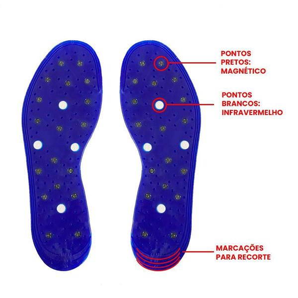 Imagem de Palmilha Silicone Magnética Up Fit Therapy