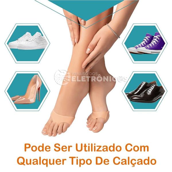 Imagem de Palmilha Silicone Salto Alto Plantar Proteção Anti Calos Pé Traz Conforto LGX05