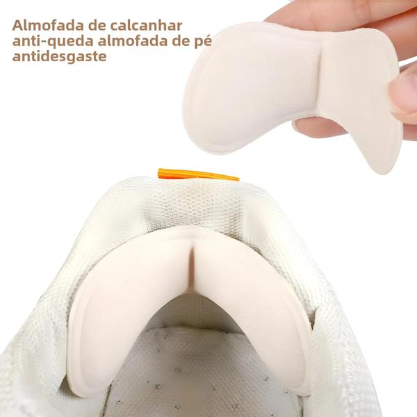 Imagem de Palmilhas De Calcanhar Remendo 6 Pares Alívio Da Dor Almofadas Anti-desgaste Adesivo Volta Adesivo