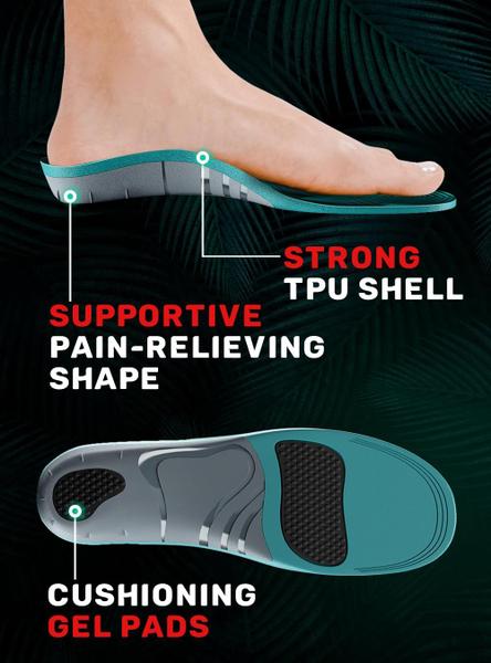 Imagem de Palmilhas SUPINEVER Plantar Fasciitis Relief High Arch Support