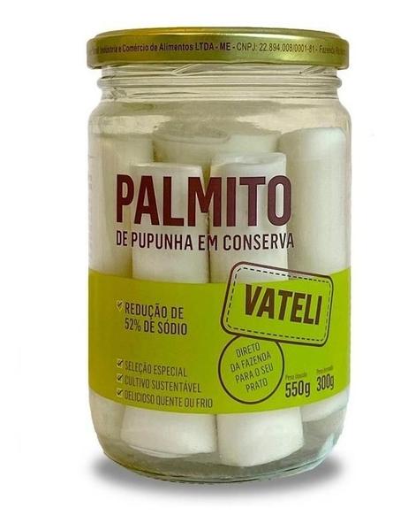 Palmito De Pupunha Em Conserva Vateli 550G Imagem de Palmito De Pupunha Em Conserva Vateli 550G