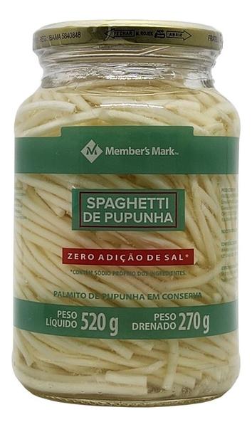 Imagem de Palmito Em Fatia Spaghetti De Pupunha Peso Liq. 520g Members