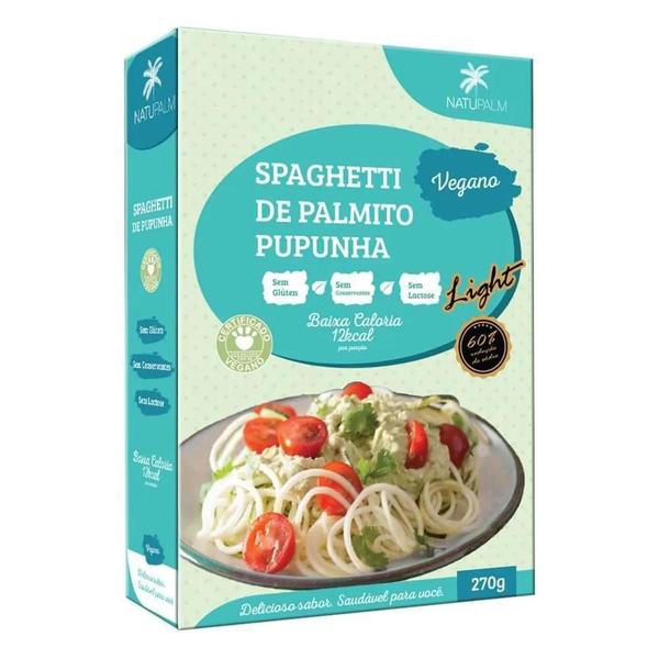 Palmito Natupalm Spaghetti de Pupunha Vegano 270g Imagem de Palmito Natupalm Spaghetti de Pupunha Vegano 270g