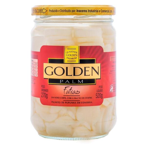 Palmito Pupunha Golden Rodelas 270G - Inaceres Imagem de Palmito Pupunha Golden Rodelas 270G